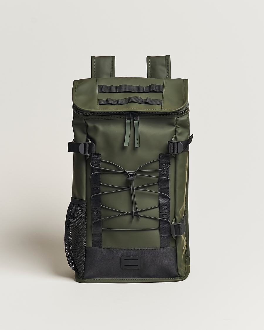 Hombres | RAINS Trail Mountaineer Backpack Green | RAINS | Trail Mountaineer Backpack Green