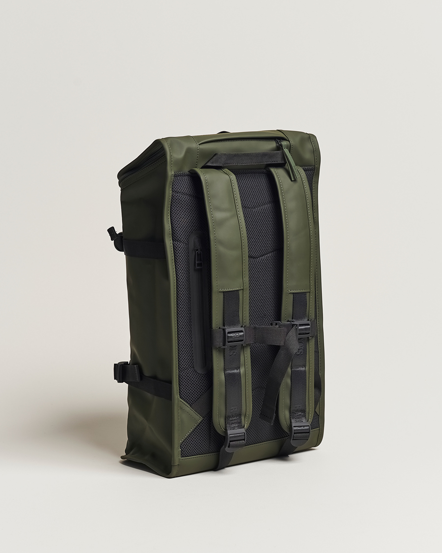 Hombres | RAINS Trail Mountaineer Backpack Green | RAINS | Trail Mountaineer Backpack Green