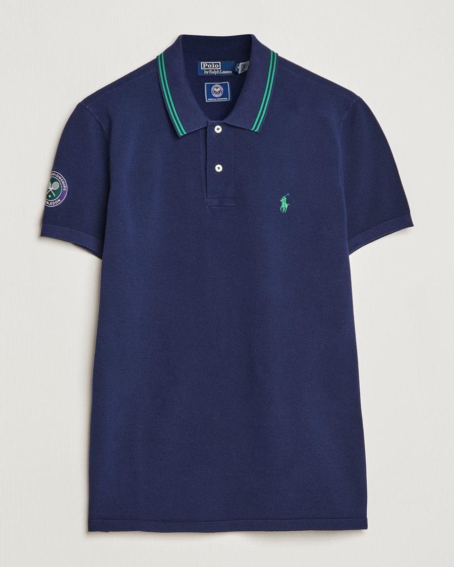 Hombres | Polos | Polo Ralph Lauren | Custom Slim Fit Wimbledon Polo Refined Navy