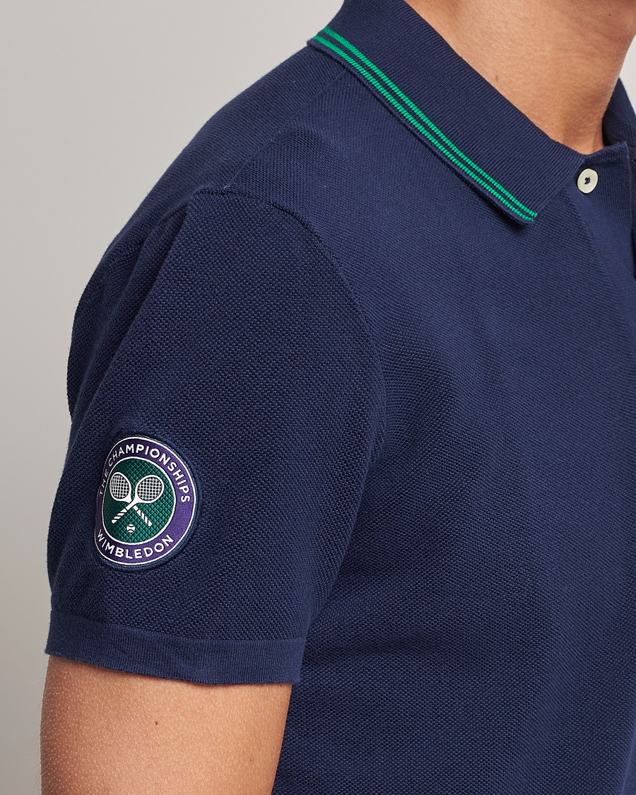 Hombres | Polos | Polo Ralph Lauren | Custom Slim Fit Wimbledon Polo Refined Navy