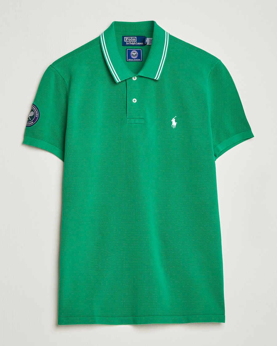 Hombres | Polos | Polo Ralph Lauren | Custom Slim Fit Wimbledon Polo Stem Green