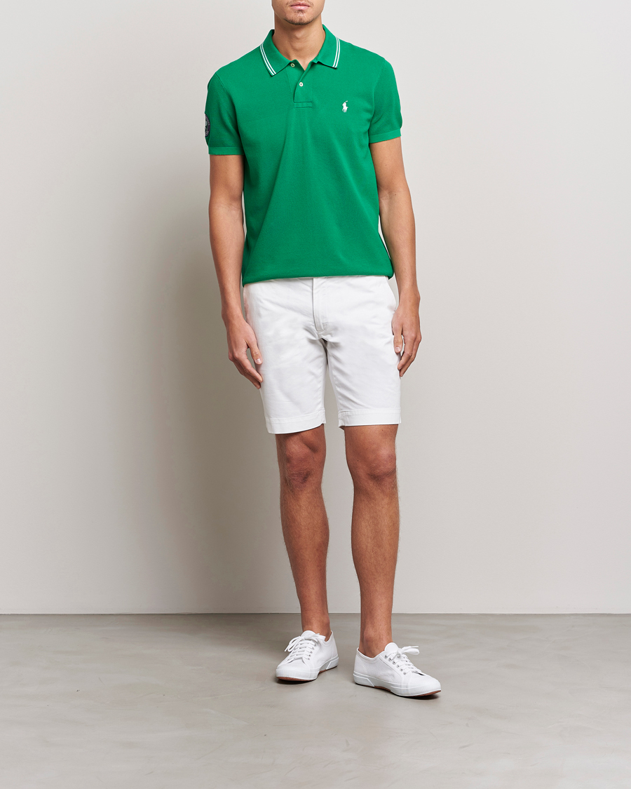 Hombres | Polos | Polo Ralph Lauren | Custom Slim Fit Wimbledon Polo Stem Green