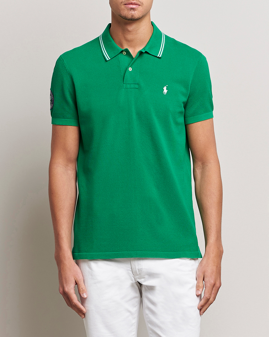 Hombres | Polos | Polo Ralph Lauren | Custom Slim Fit Wimbledon Polo Stem Green