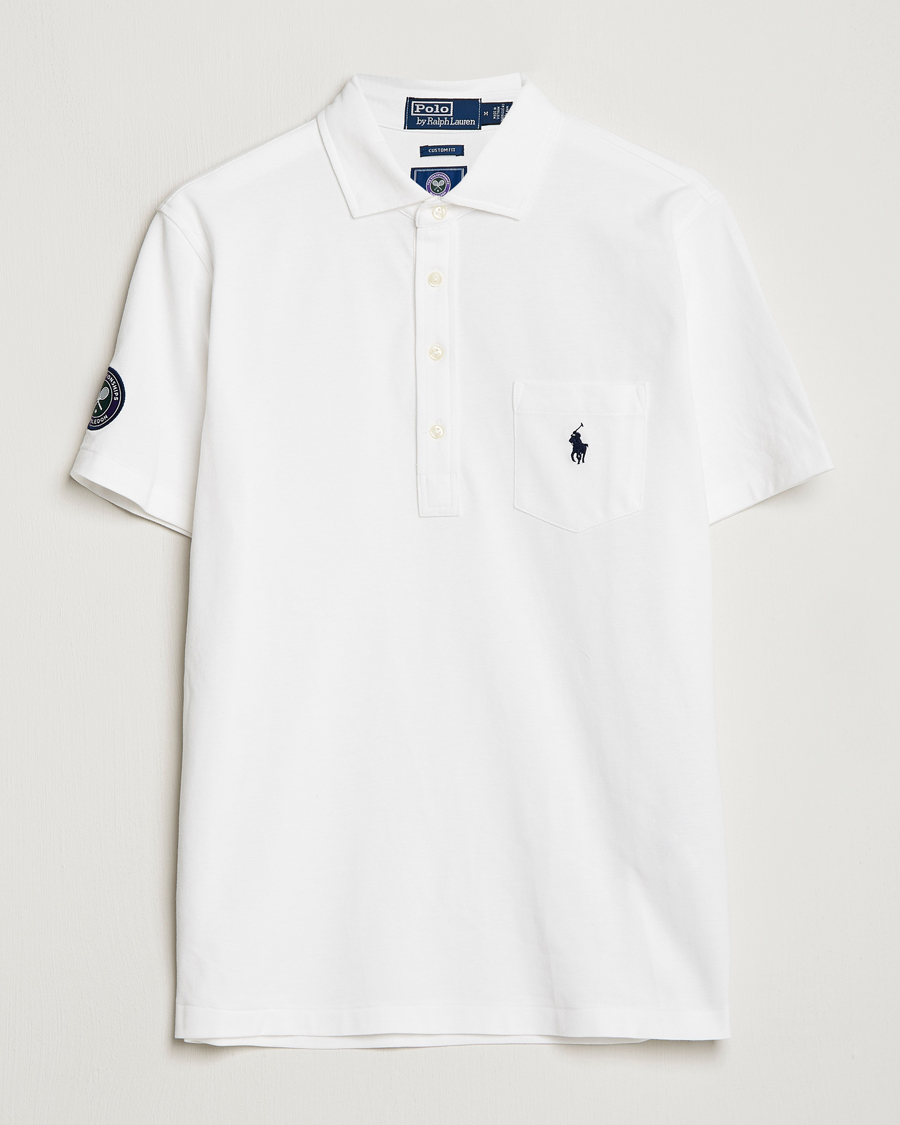 Hombres | Polos | Polo Ralph Lauren | Wimbledon Pocket Polo White