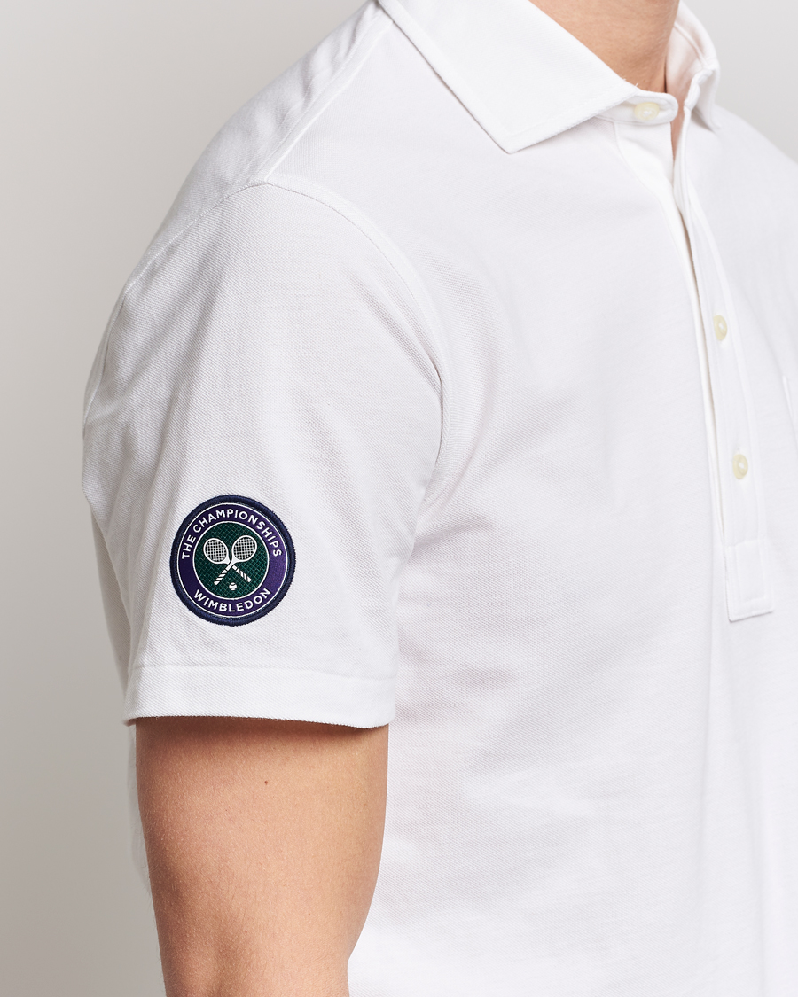 Hombres | Polos | Polo Ralph Lauren | Wimbledon Pocket Polo White
