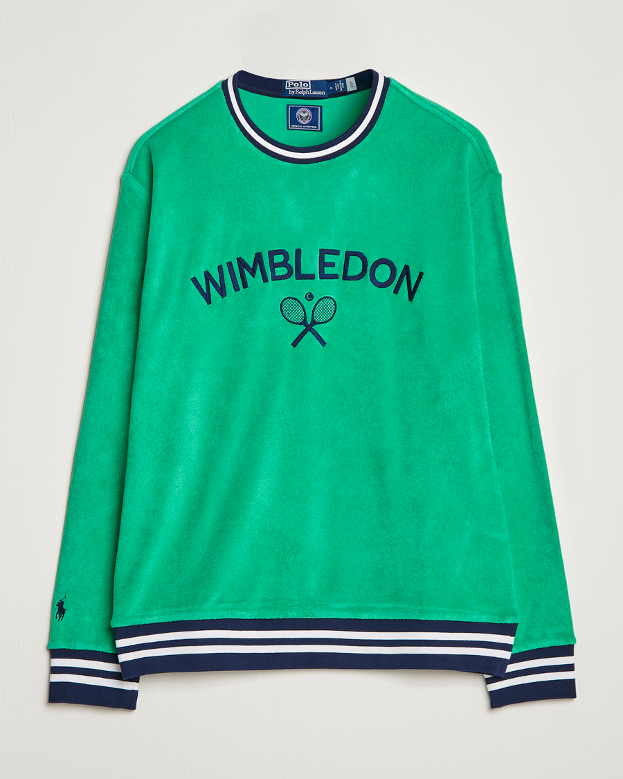 Hombres | Jerséis y prendas de punto | Polo Ralph Lauren | Wimbledon Terry Sweatshirt Stem Green