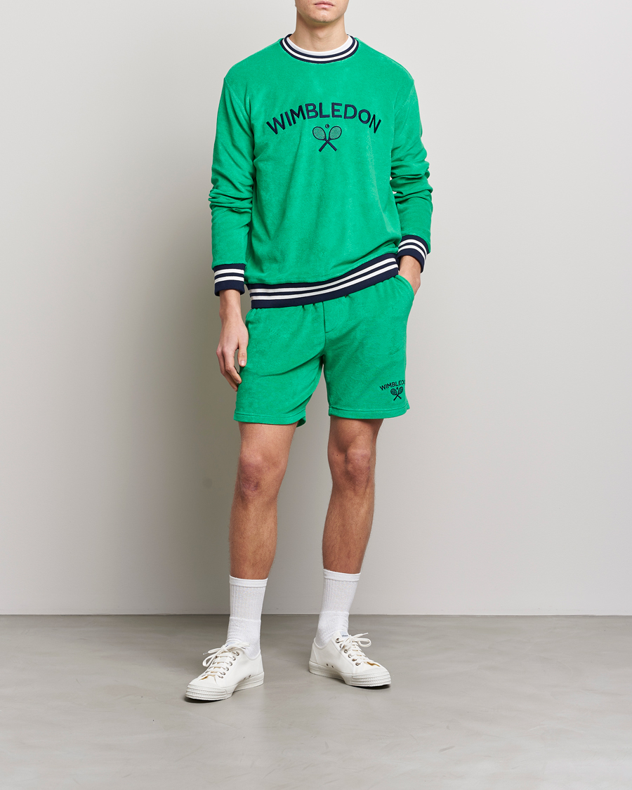 Hombres | Jerséis y prendas de punto | Polo Ralph Lauren | Wimbledon Terry Sweatshirt Stem Green