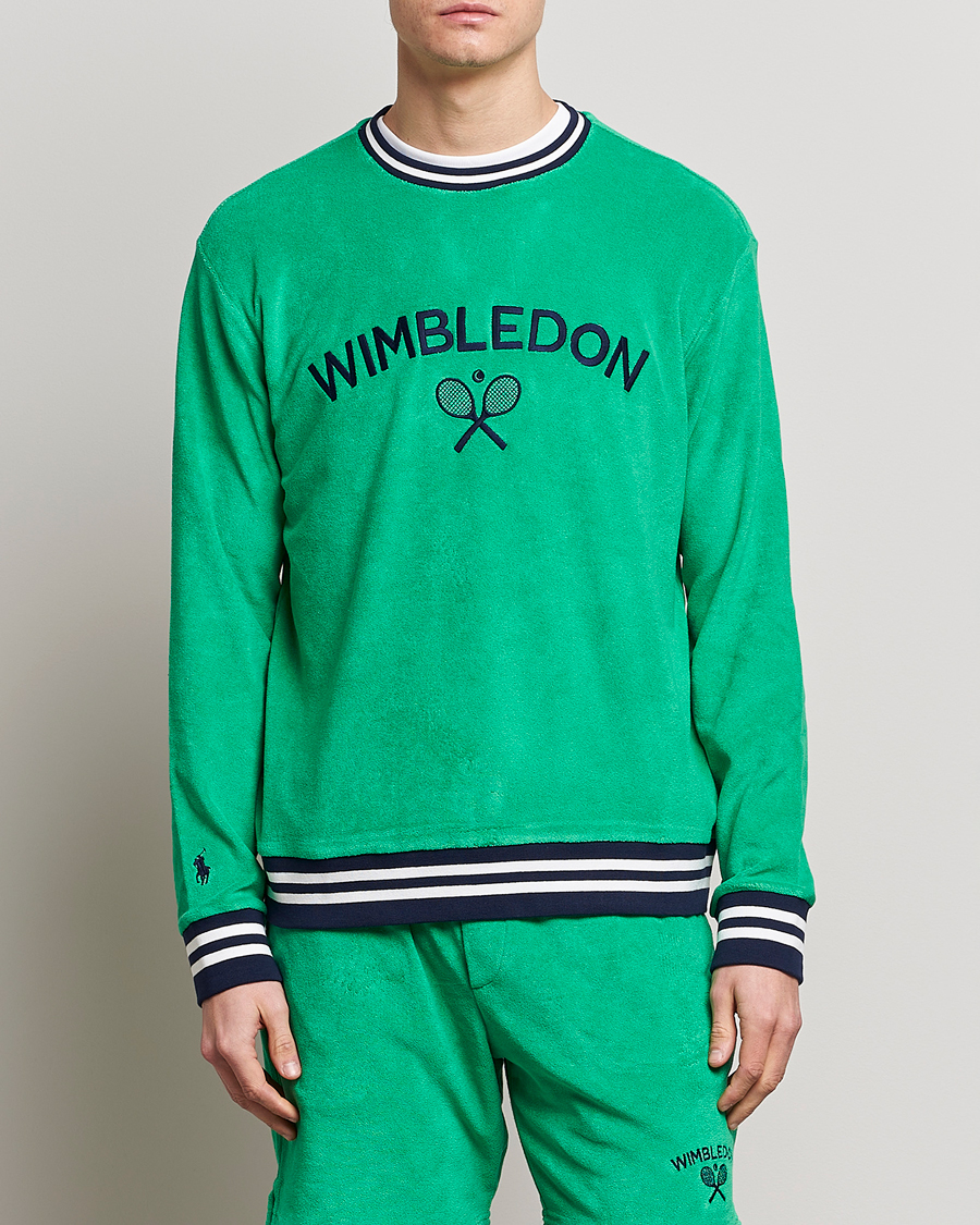 Hombres | Jerséis y prendas de punto | Polo Ralph Lauren | Wimbledon Terry Sweatshirt Stem Green