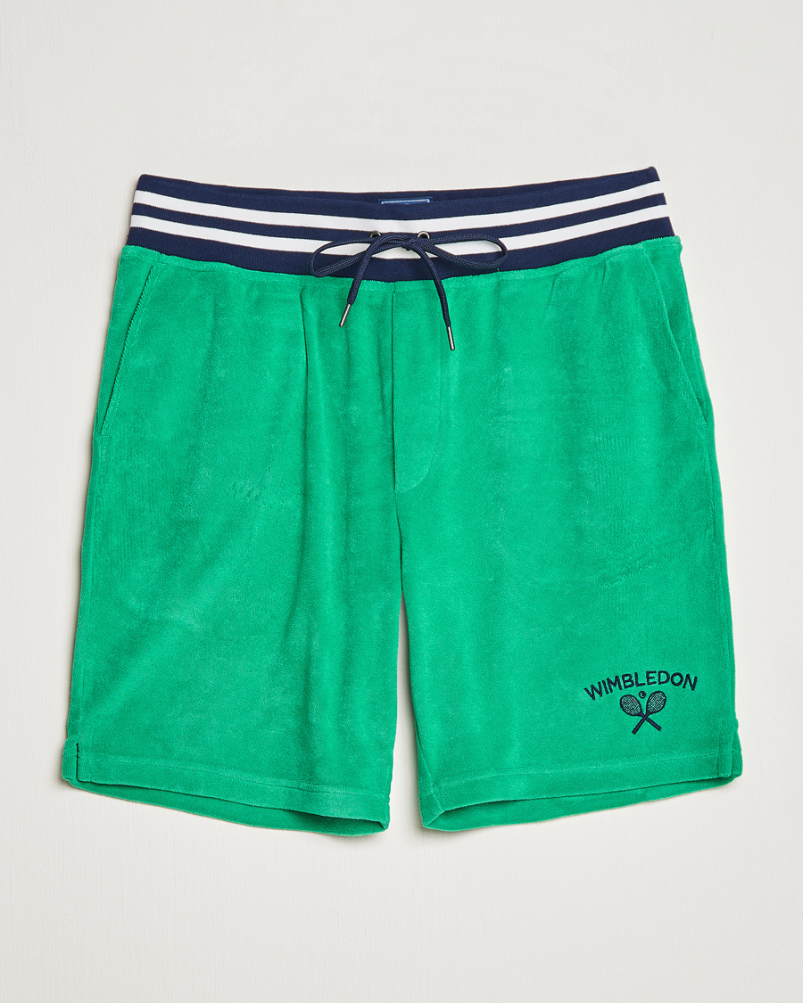 Hombres | Pantalones cortos | Polo Ralph Lauren | Wimbledon Terry Sweatshorts Stem Green