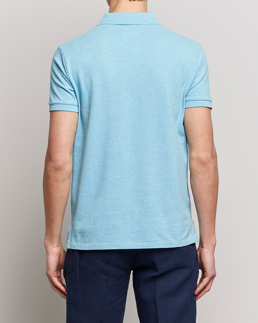 Hombres | Polos | Polo Ralph Lauren | Custom Slim Fit Polo Watchhill Blue Heather