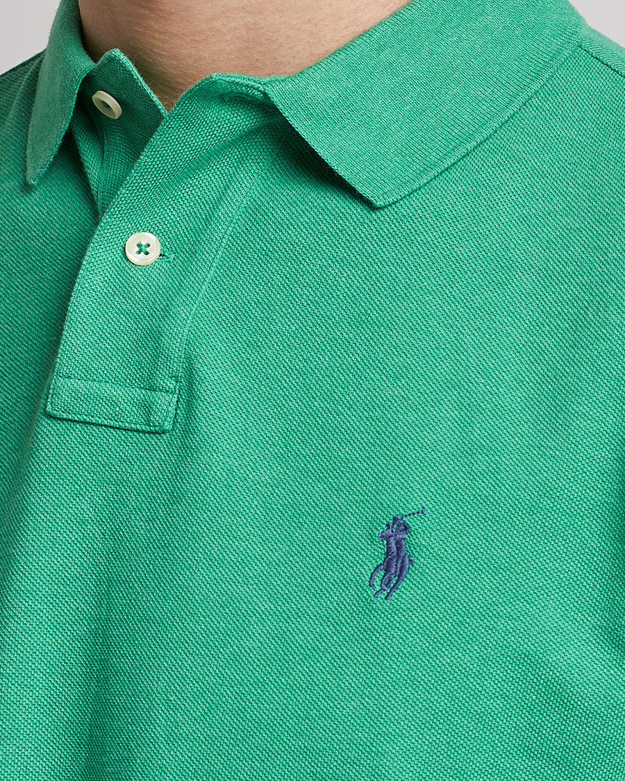 Hombres | Polos | Polo Ralph Lauren | Custom Slim Fit Polo Palm Green Heather