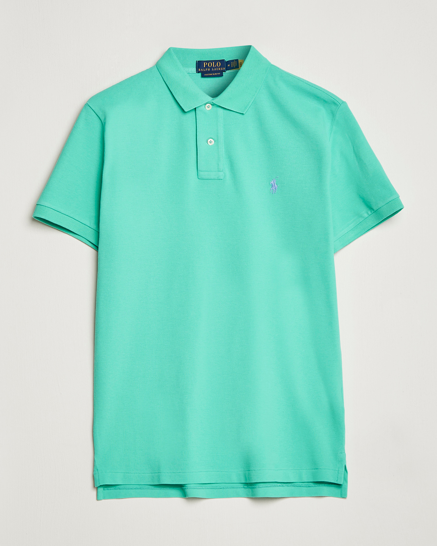 Hombres | Polos | Polo Ralph Lauren | Custom Slim Fit Polo Sunset Green