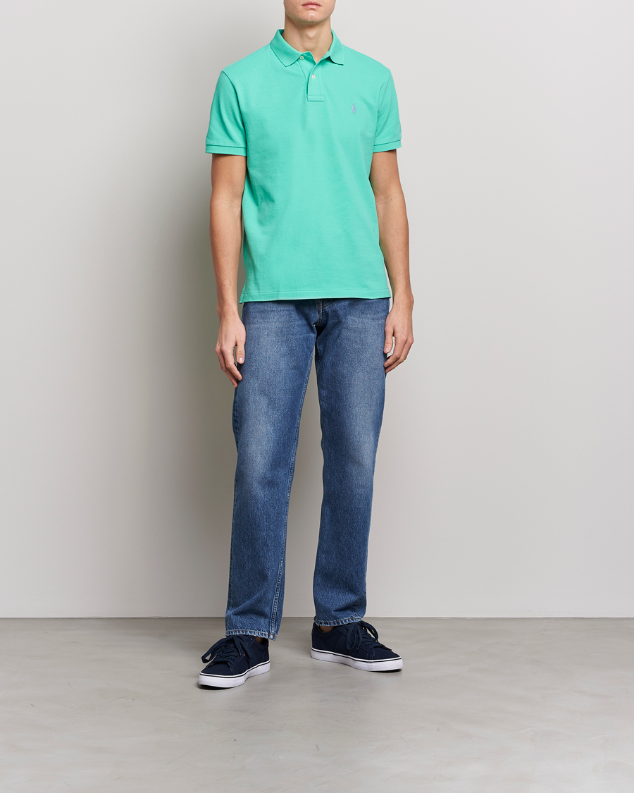 Hombres | Polos | Polo Ralph Lauren | Custom Slim Fit Polo Sunset Green