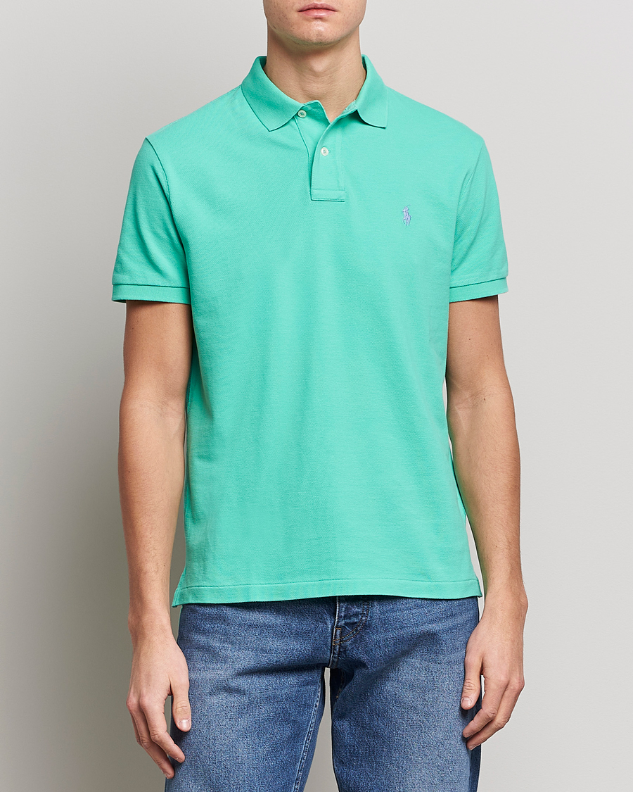 Hombres | Polos | Polo Ralph Lauren | Custom Slim Fit Polo Sunset Green
