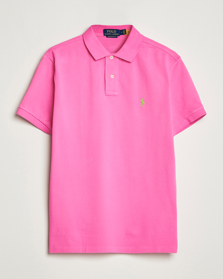 Hombres | Polos | Polo Ralph Lauren | Custom Slim Fit Polo Dalia Pink