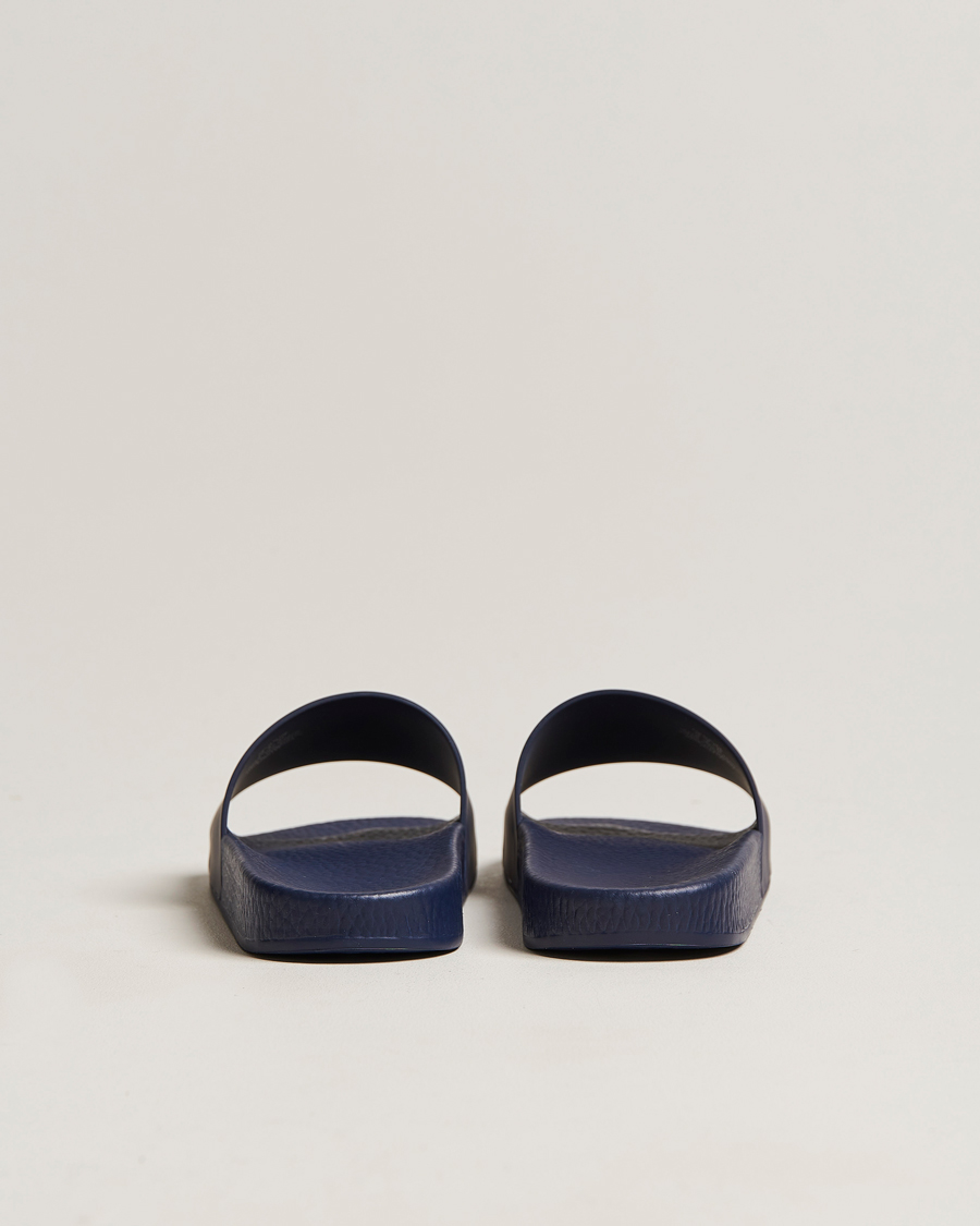 Hombres | Polo Ralph Lauren Logo Slides Navy | Polo Ralph Lauren | Logo Slides Navy