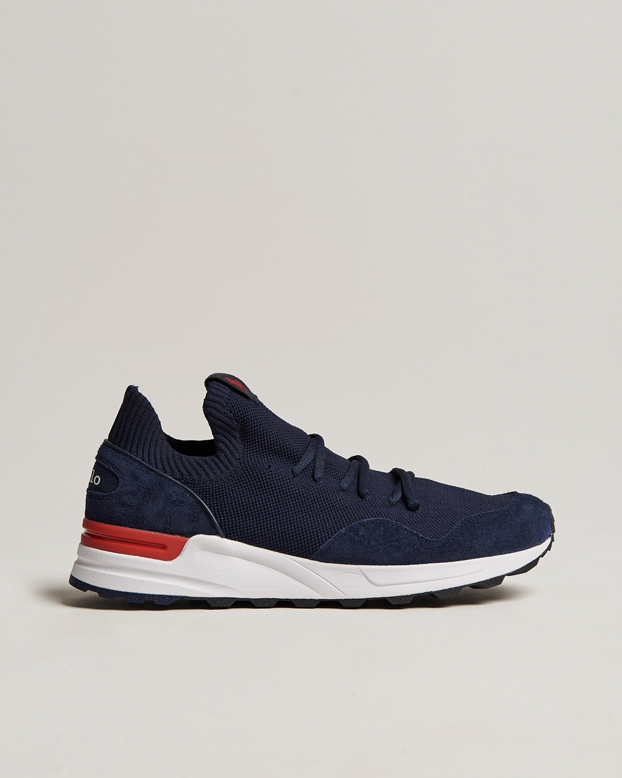 Hombres | Polo Ralph Lauren Trackstr 200 Running Sneaker Hunter Navy | Polo Ralph Lauren | Trackstr 200 Running Sneaker Hunter Navy