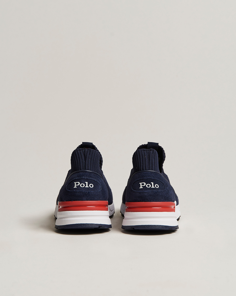 Hombres | Polo Ralph Lauren Trackstr 200 Running Sneaker Hunter Navy | Polo Ralph Lauren | Trackstr 200 Running Sneaker Hunter Navy
