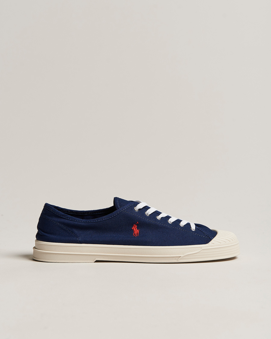 Hombres | Polo Ralph Lauren Paloma Canvas Sneaker Newport Navy/Red | Polo Ralph Lauren | Paloma Canvas Sneaker Newport Navy/Red