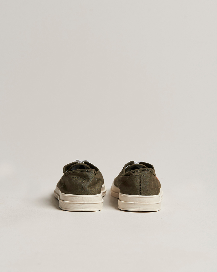Hombres | Paloma Canvas Sneaker Canopy Olive/Orange | Polo Ralph Lauren | Paloma Canvas Sneaker Canopy Olive/Orange