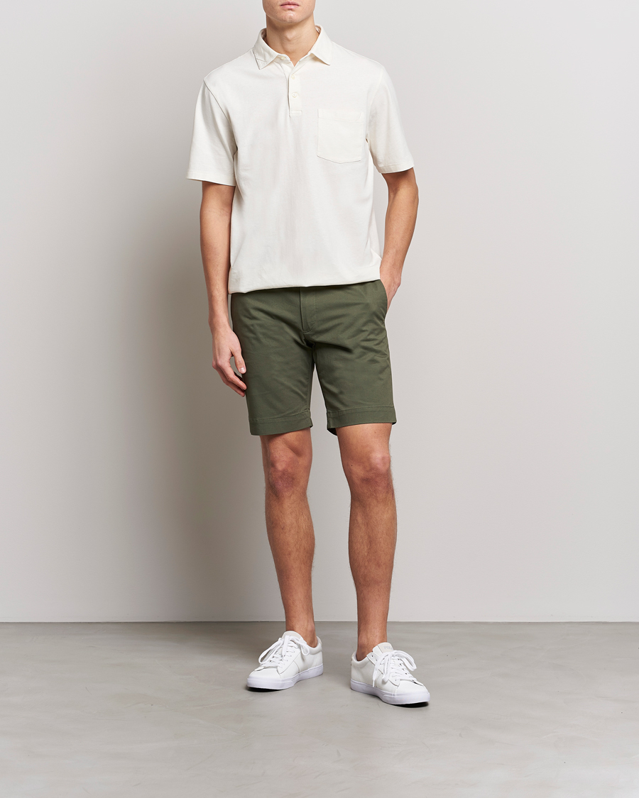 Hombres | Polos | Polo Ralph Lauren | Cotton/Linen Polo Antique Cream