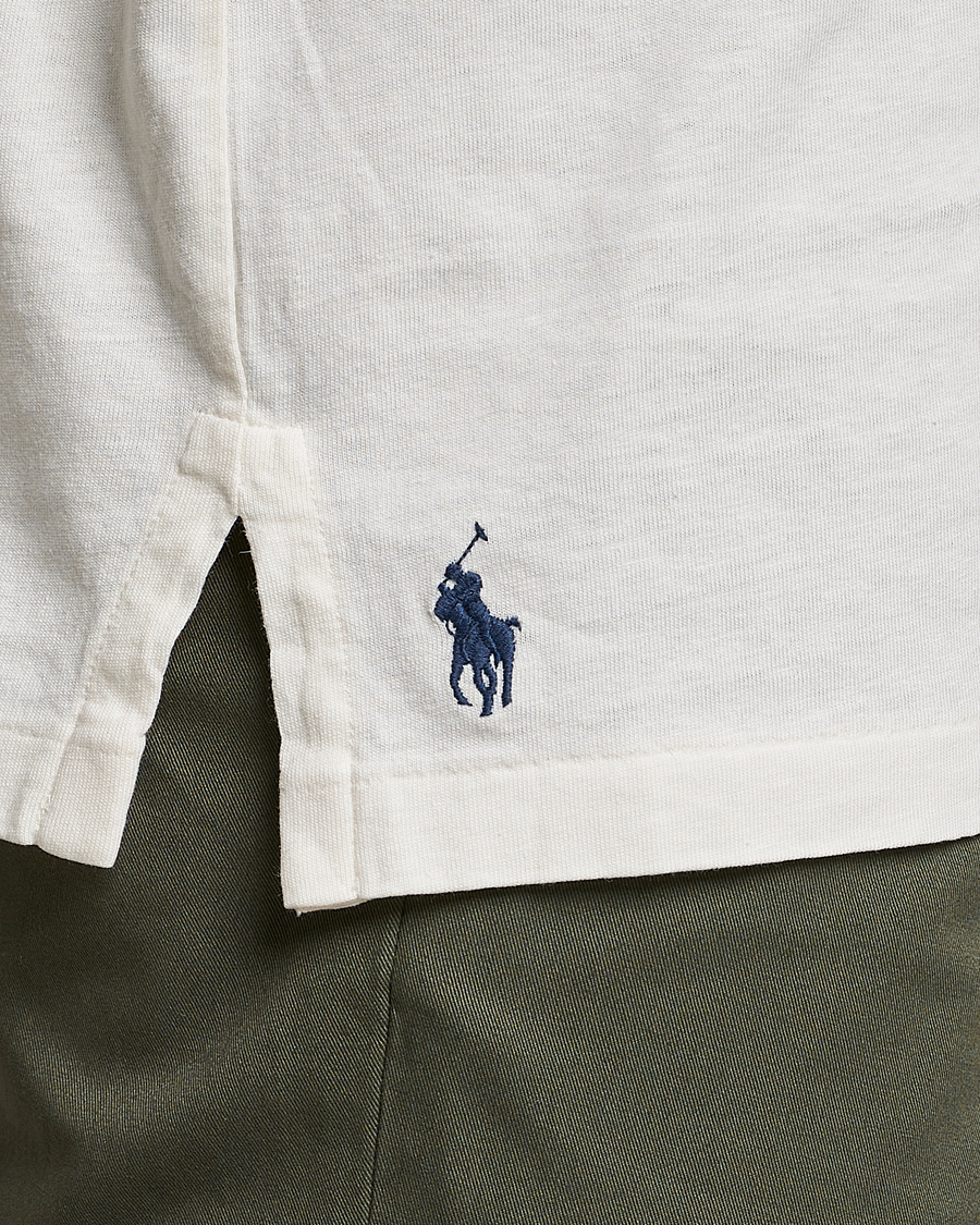 Hombres | Polos | Polo Ralph Lauren | Cotton/Linen Polo Antique Cream