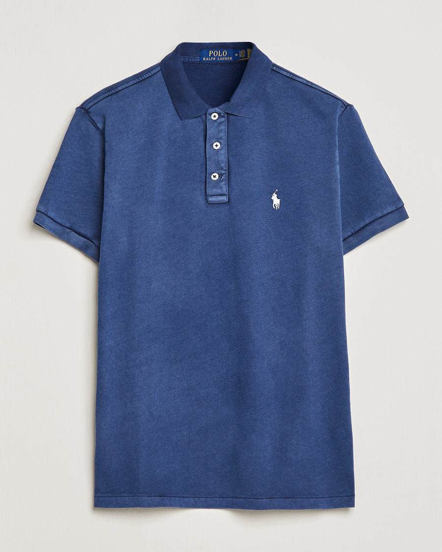 Hombres | Polos | Polo Ralph Lauren | Custom Fit Spa Terry Polo Newport Navy