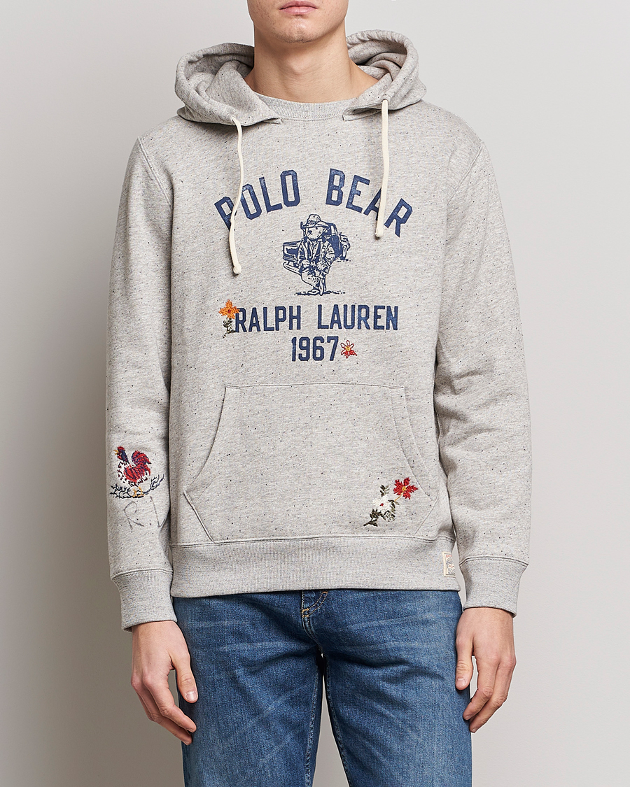 Hombres | Jerséis y prendas de punto | Polo Ralph Lauren | Vintage Fleece Polo Bear Hoodie Brooklyn Heather