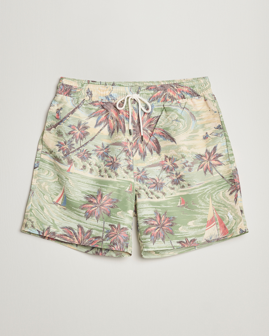 Hombres | Bañadores | Polo Ralph Lauren | Hawaiian Bazar Swimshorts Beach Green