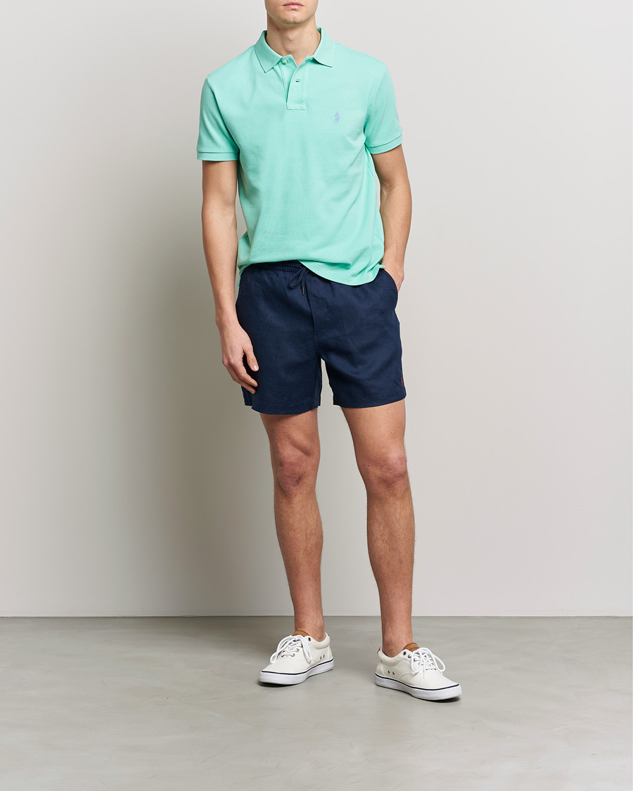 Hombres | Polos | Polo Ralph Lauren | Custom Slim Fit Polo Aqua Verde