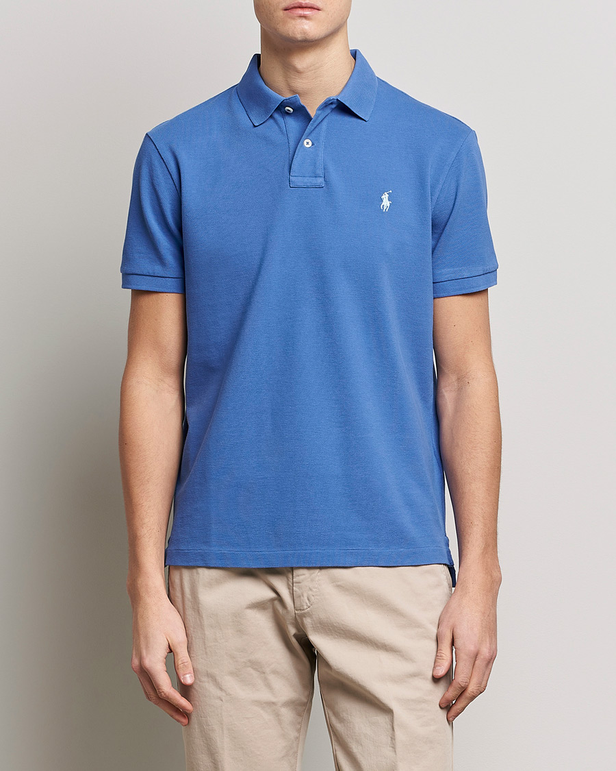 Hombres | Polos | Polo Ralph Lauren | Custom Slim Fit Polo Maidstone Blue