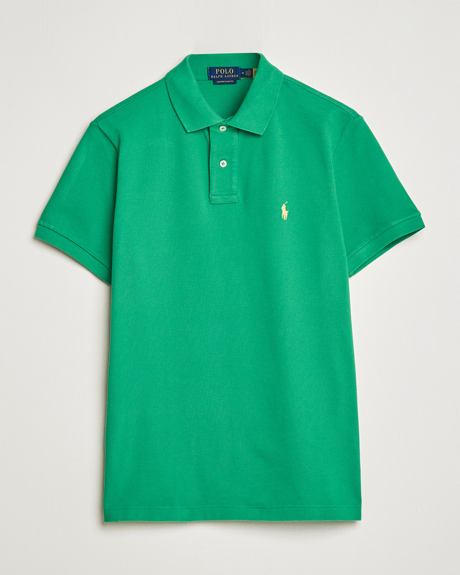 Hombres | Polos | Polo Ralph Lauren | Custom Slim Fit Polo Optic Green