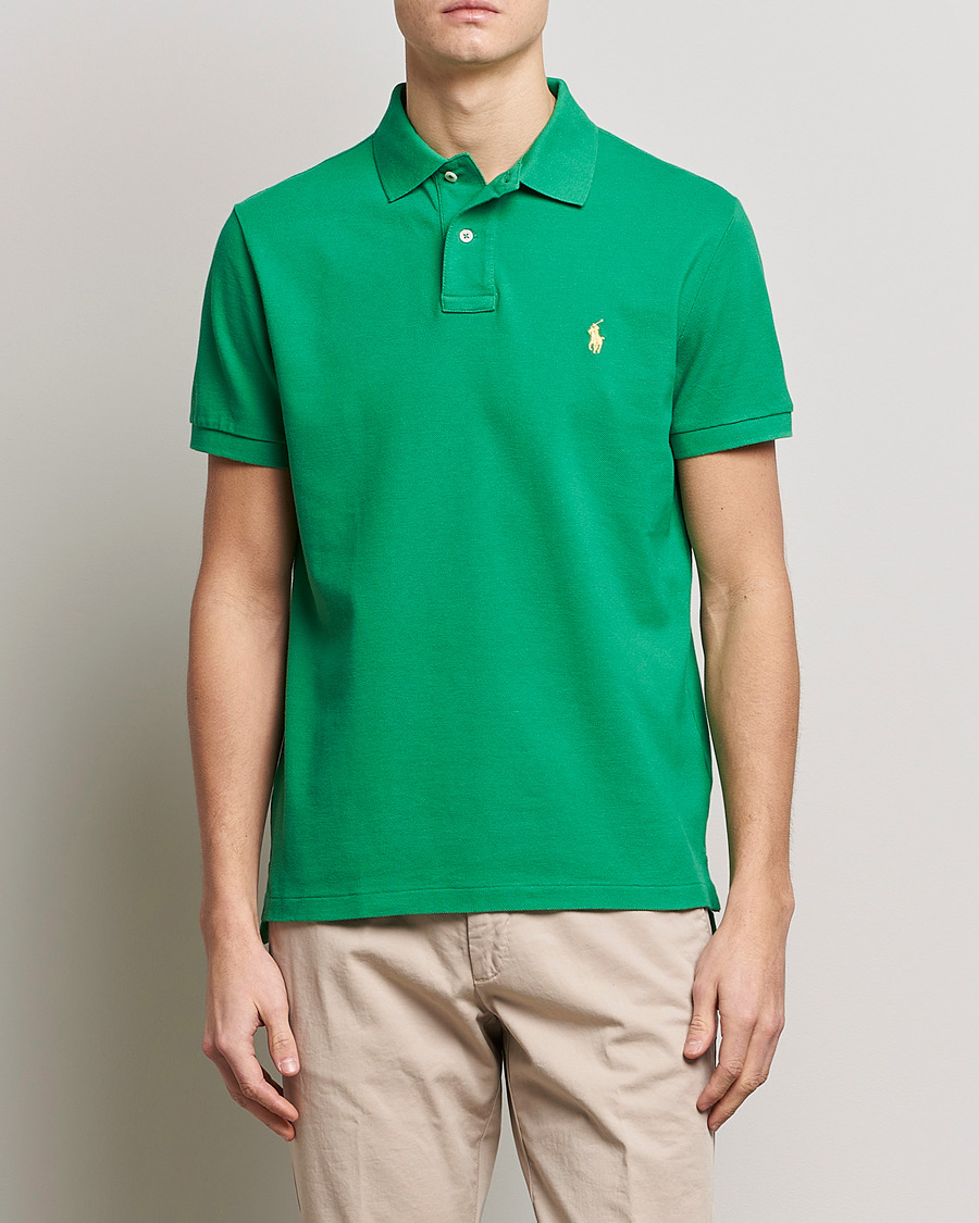 Hombres | Polos | Polo Ralph Lauren | Custom Slim Fit Polo Optic Green