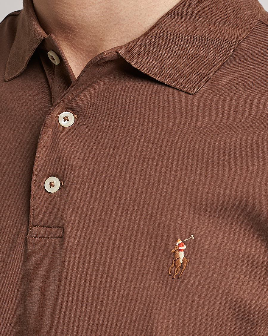 Hombres | Polos | Polo Ralph Lauren | Pima Cotton Polo Luggage Brown