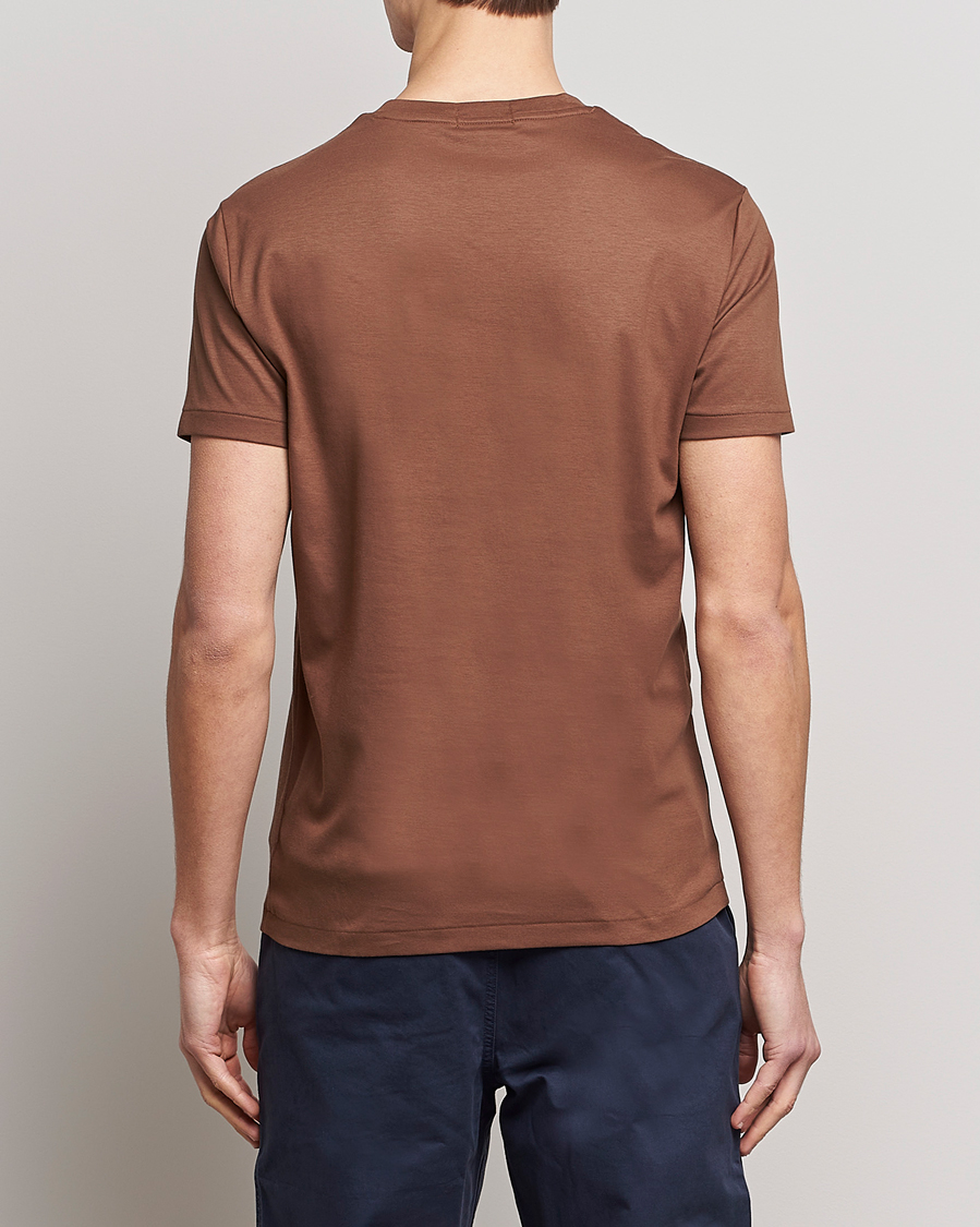 Hombres | Camisetas | Polo Ralph Lauren | Pima Cotton Crew Neck T-Shirt Luggage Brown