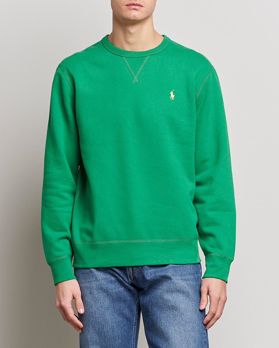 Hombres | Jerséis y prendas de punto | Polo Ralph Lauren | Crew Neck Sweatshirt Optic Green