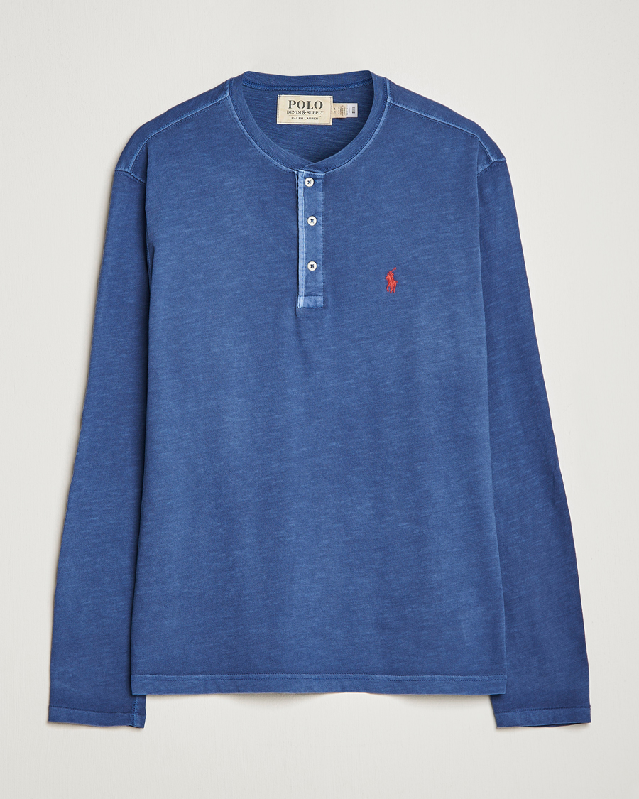 Hombres | Jerséis y prendas de punto | Polo Ralph Lauren | Slub Jersey Henley Old Royal