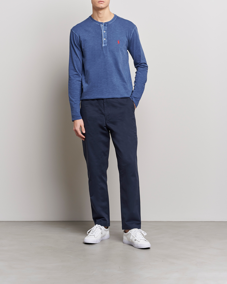 Hombres | Jerséis y prendas de punto | Polo Ralph Lauren | Slub Jersey Henley Old Royal