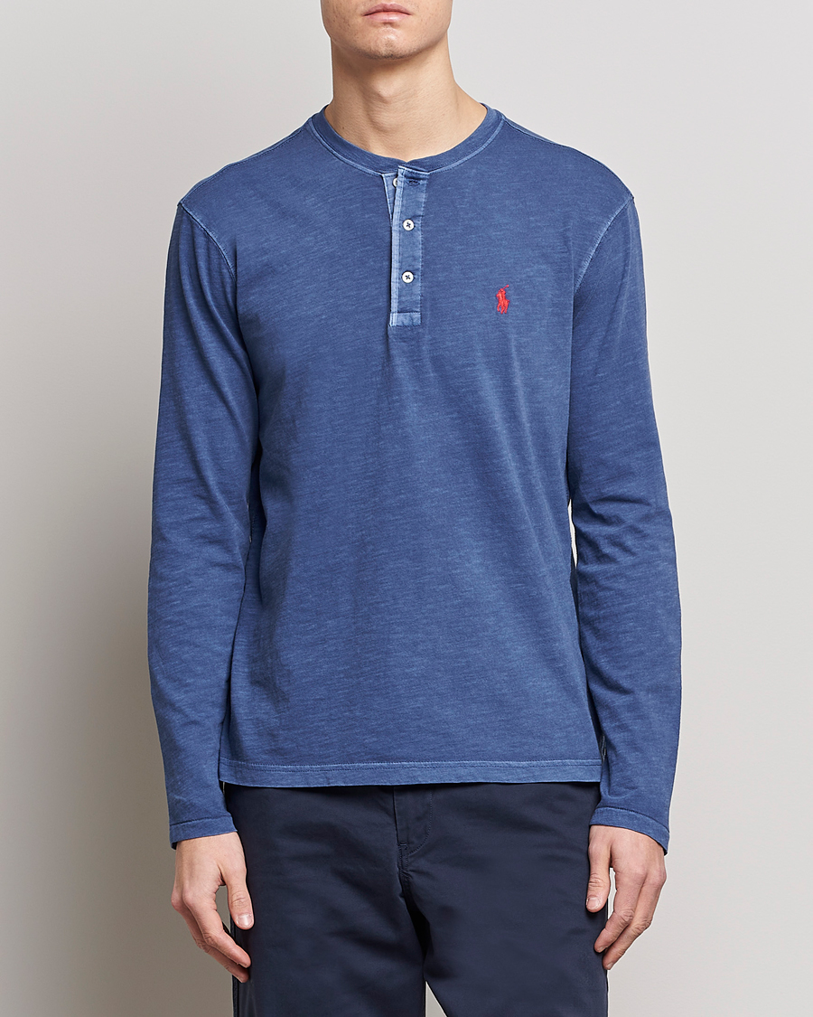 Hombres | Jerséis y prendas de punto | Polo Ralph Lauren | Slub Jersey Henley Old Royal
