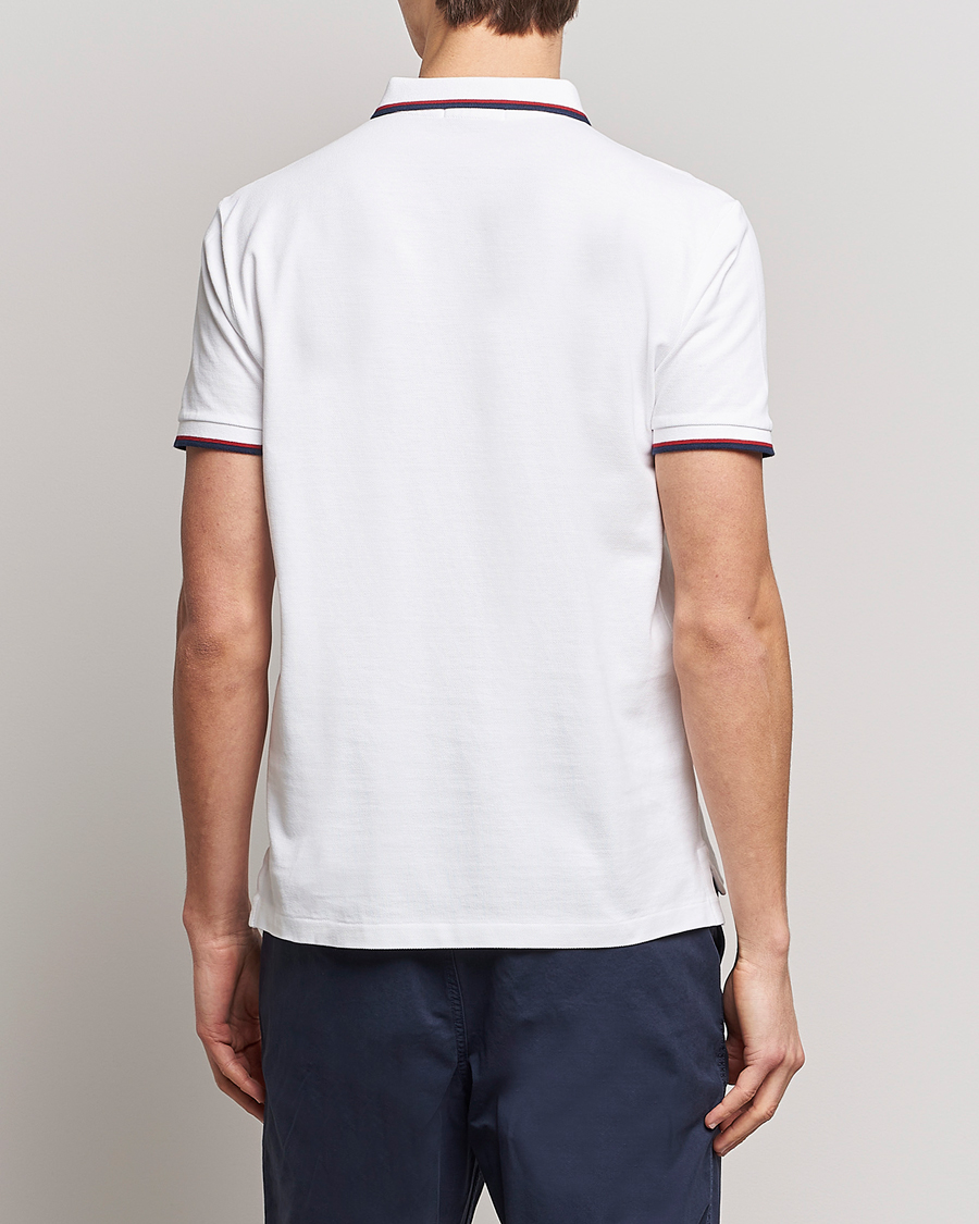 Hombres | Polos | Polo Ralph Lauren | Custom Slim Fit Tipped Polo White