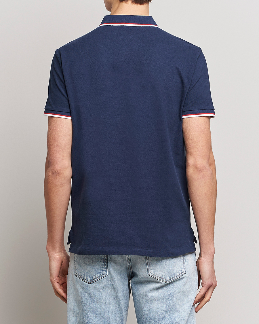 Hombres | Polos | Polo Ralph Lauren | Custom Slim Fit Tipped Polo Newport Navy