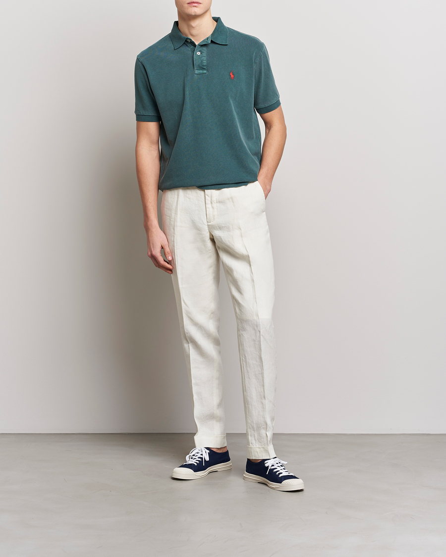 Hombres | Polos | Polo Ralph Lauren | Heritage Mesh Polo Forest Green