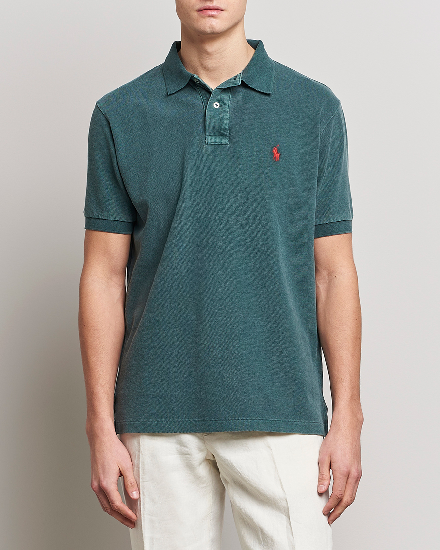 Hombres | Polos | Polo Ralph Lauren | Heritage Mesh Polo Forest Green
