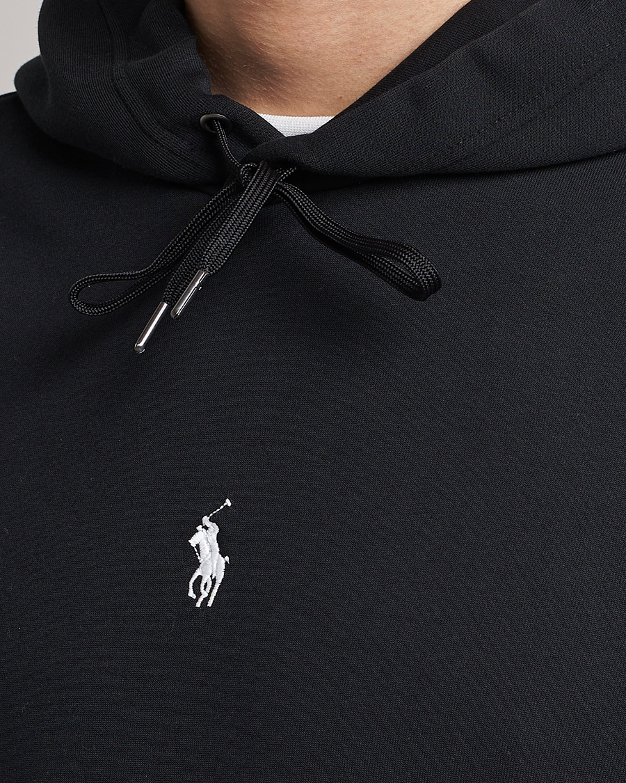 Hombres | Jerséis y prendas de punto | Polo Ralph Lauren | Double Knit Center Logo Hoodie Black