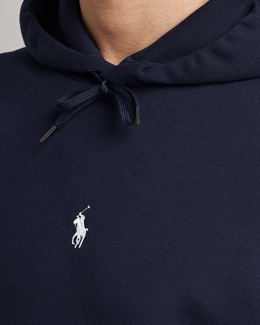 Hombres | Jerséis y prendas de punto | Polo Ralph Lauren | Double Knit Center Logo Hoodie Aviator Navy