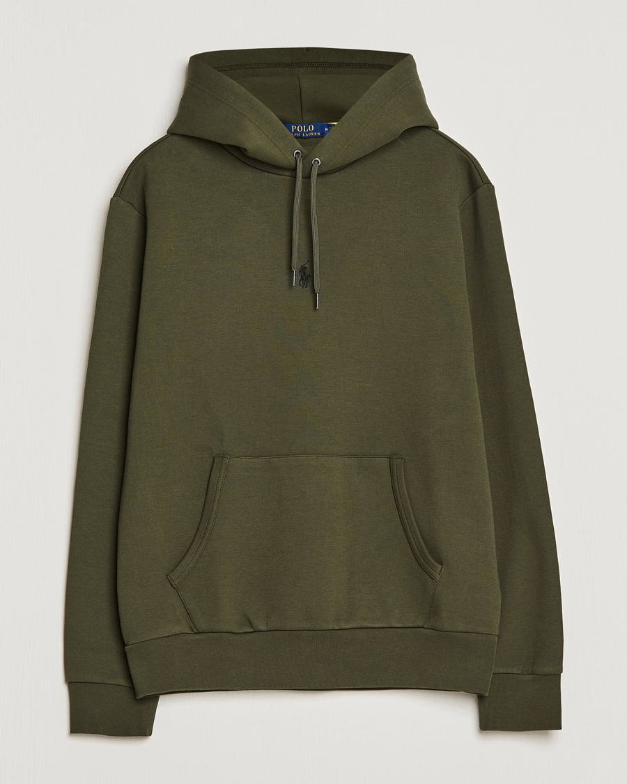 Hombres | Jerséis y prendas de punto | Polo Ralph Lauren | Double Knit Center Logo Hoodie Company Olive