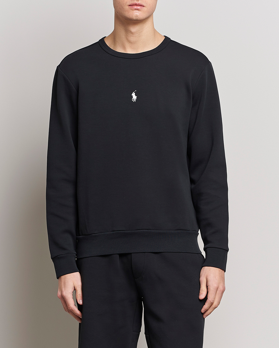 Hombres | Jerséis y prendas de punto | Polo Ralph Lauren | Double Knit Center Logo Sweatshirt Black