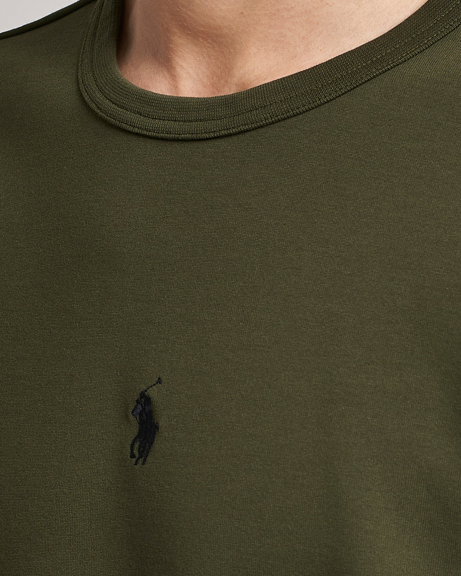 Hombres | Jerséis y prendas de punto | Polo Ralph Lauren | Double Knit Center Logo Sweatshirt Company Olive