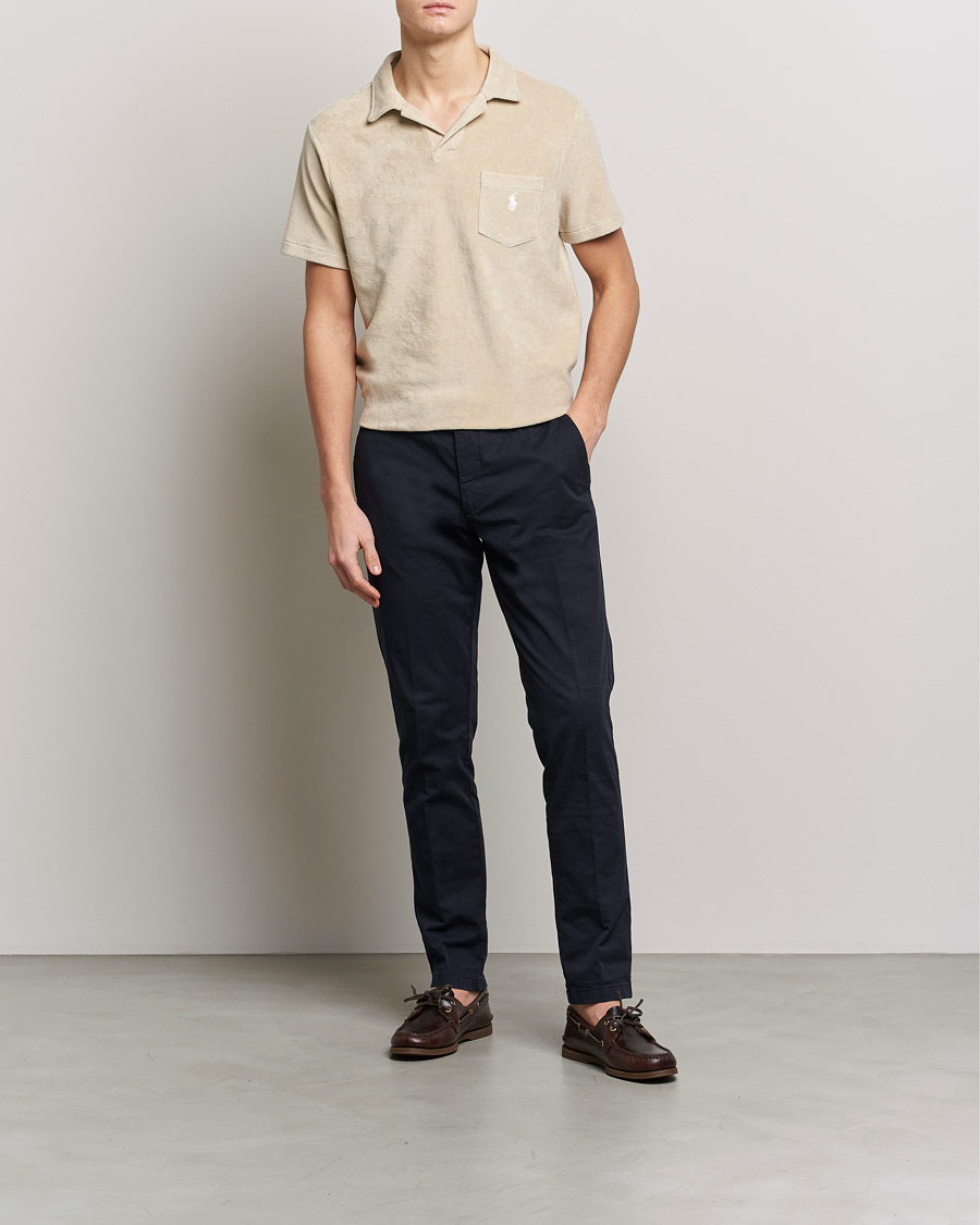 Hombres | Polos | Polo Ralph Lauren | Cotton Terry Polo Spring Beige