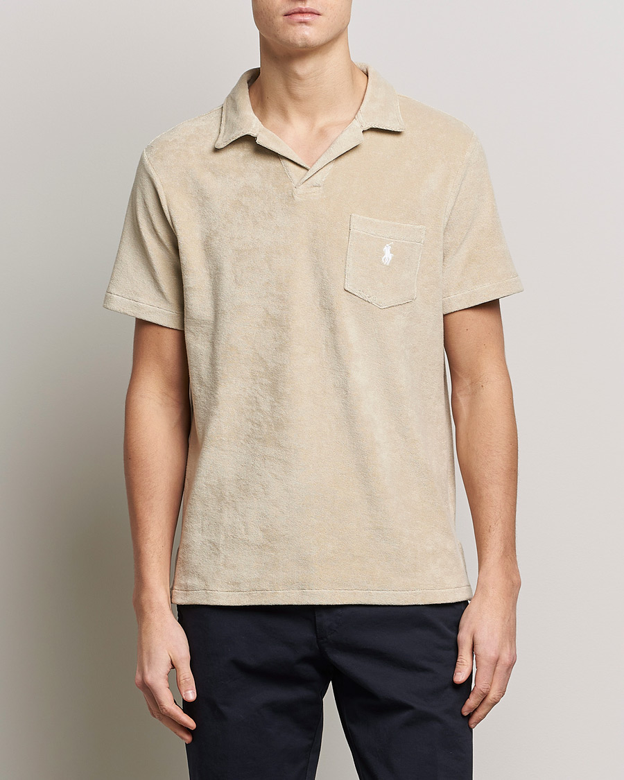 Hombres | Polos | Polo Ralph Lauren | Cotton Terry Polo Spring Beige